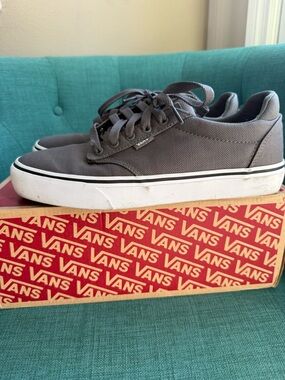 VANS Ward Deluxe Gray / Pewter with Deluxe Comfort NWT Ortholite Men’s